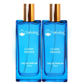 Sabates Classic Eau De Parfum Each 20ml 0.6 Fl.oz. Combo Of 2 | Fragrance Suitable For Both Daytime & Nighttime | For Unisex